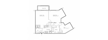 The Wakefield 1-bedroom + den apartment