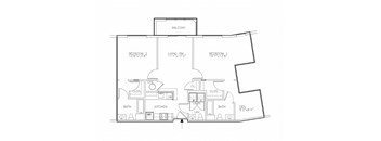 The Washington 2-bedroom + den apartment