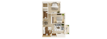 Hawthorne Phase 1 floorplan Waterford Place Louisville KY 40207