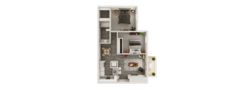 Hawthorne Phase 2 floorplan Waterford Place Louisville KY 40207