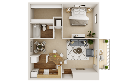 Dogwood Phase 1 floorplan at Waterford Place, Kentucky