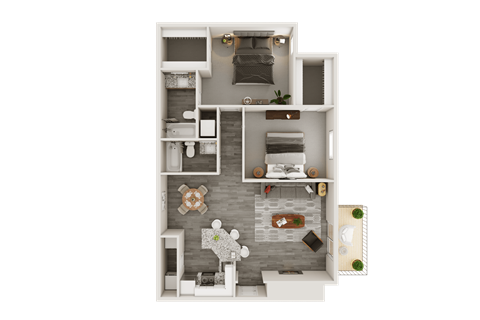 Magnolia Phase 2 floorplan at Waterford Place, Louisville, KY, 40207