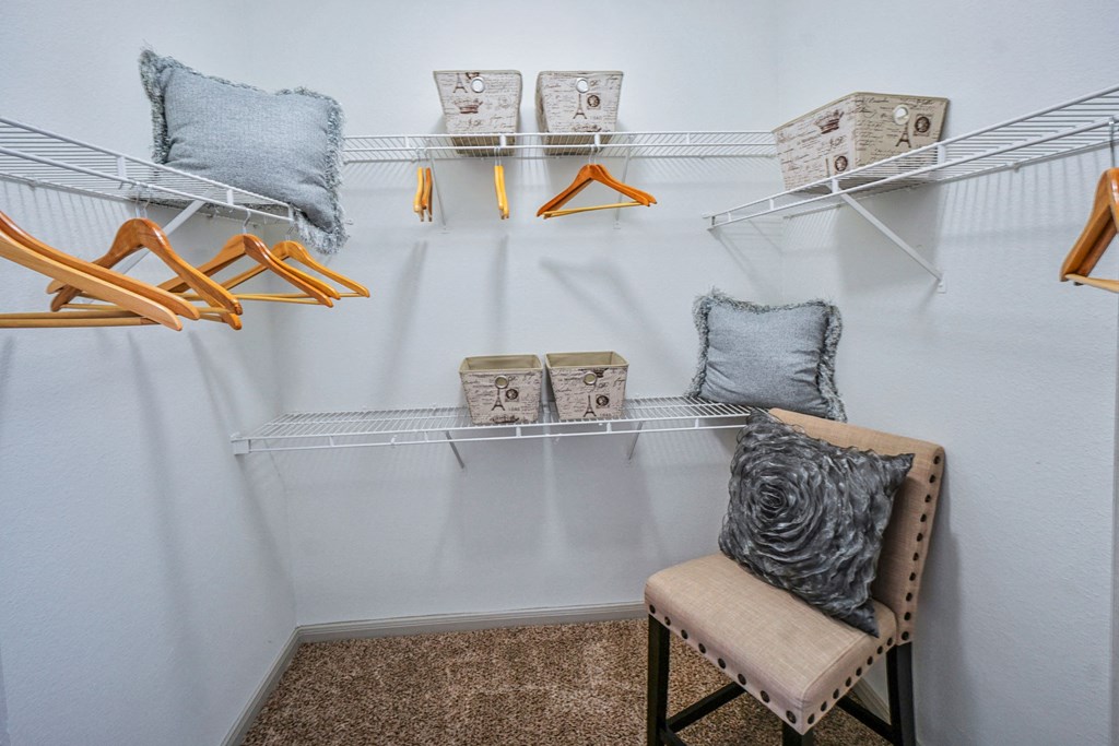 Large Closet aat The Aster Sugar Land Apartments, Sugar Land, Texas