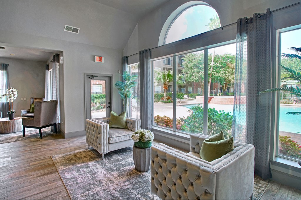 Community Clubhouseat The Aster Sugar Land Apartments, Sugar Land, Texas