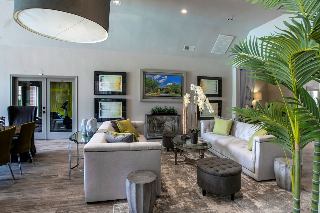 Clubroom at The Aster Sugar Land Apartments, Sugar Land, Texas