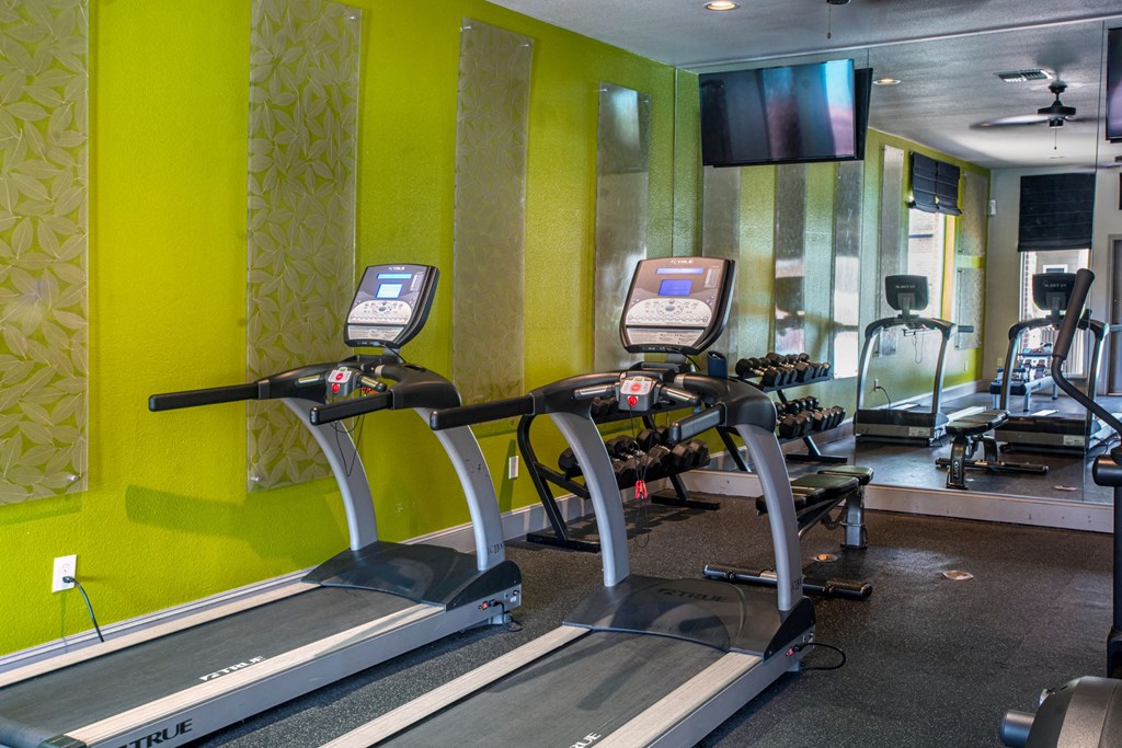 Cardio Machines In Gymat The Aster Sugar Land Apartments, Sugar Land, Texas