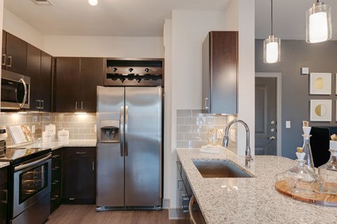 Modern Kitchen at Caldwell, Houston, 77084