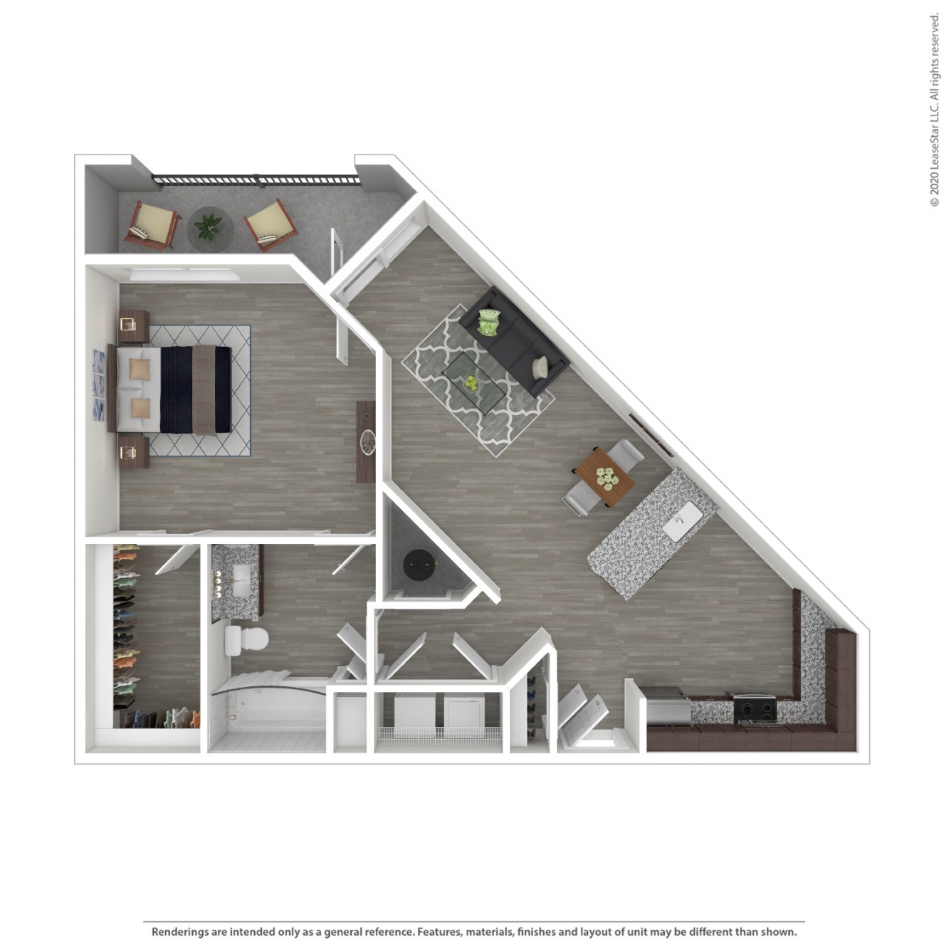 A3 Floor Plan at Caldwell, Texas, 77084