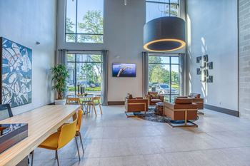 Decorated Lounge Area at The Beck at Hidden River, Tampa, FL, Florida , 33637