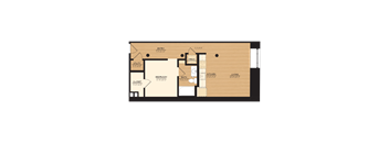 A7 Floor Plan Unit at The Tennessee Brewery in Downtown Memphis, TN