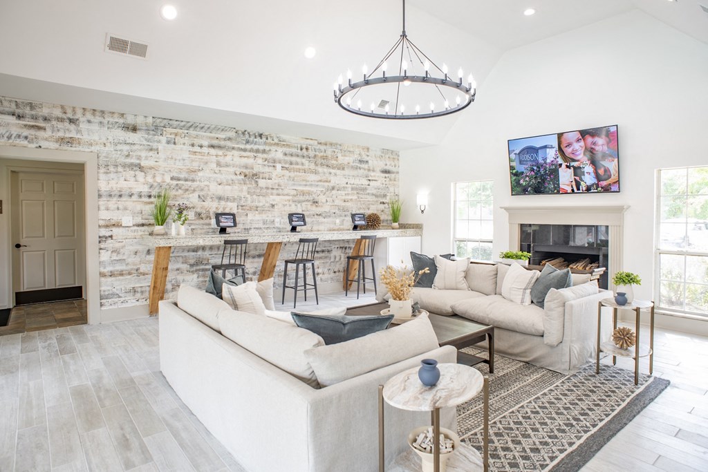 Leasing center and clubhouse at  Addison at Collierville Apartments in Collierville TN 38017