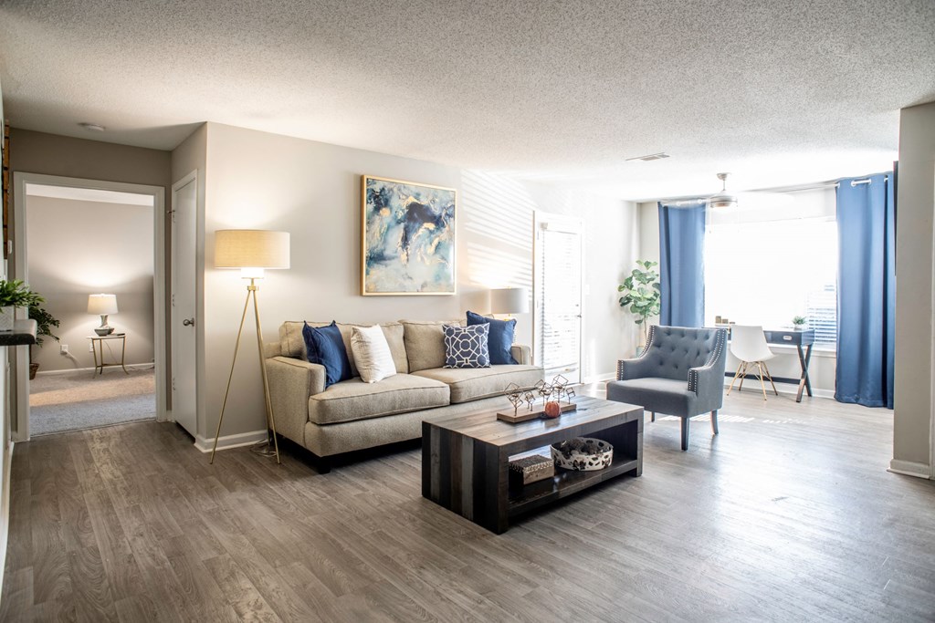 Large living room located at Addison on Cobblestone located in Fayetteville, GA 30215