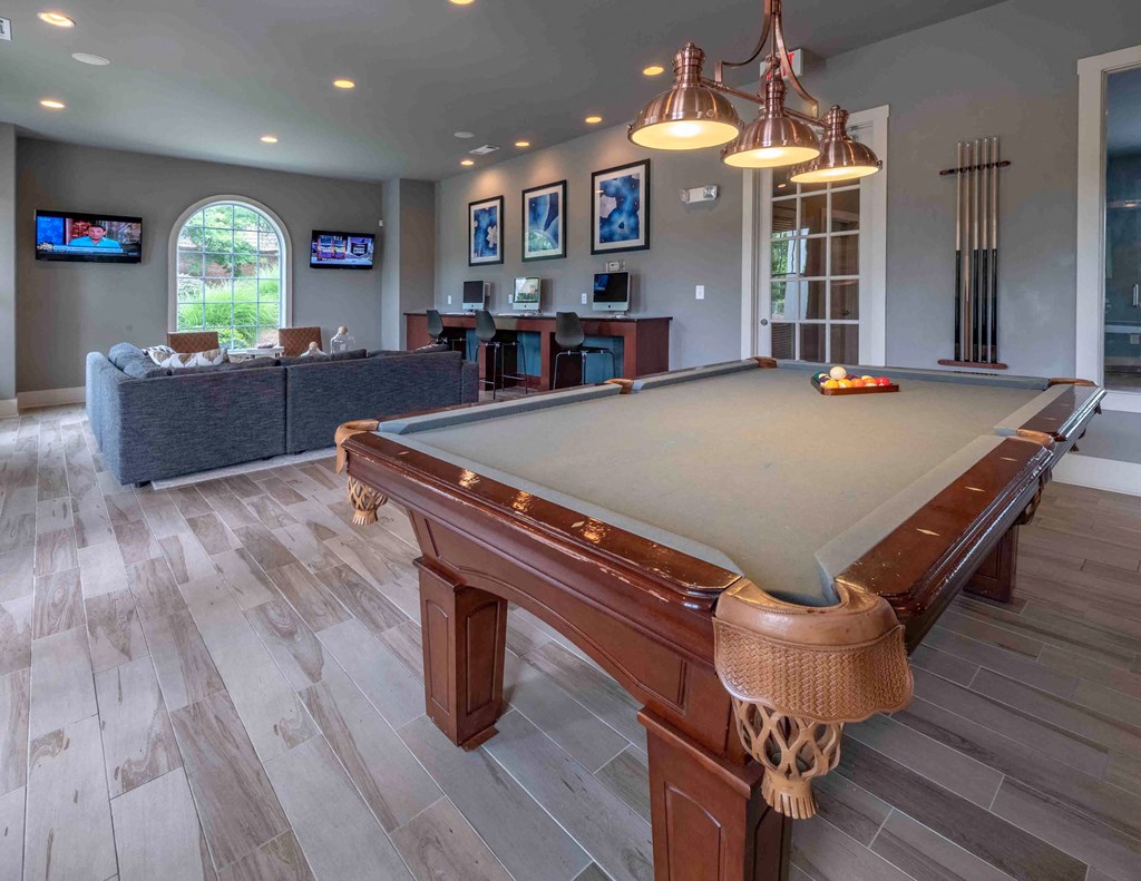 Billiards Table at Ansley Town Center, Georgia