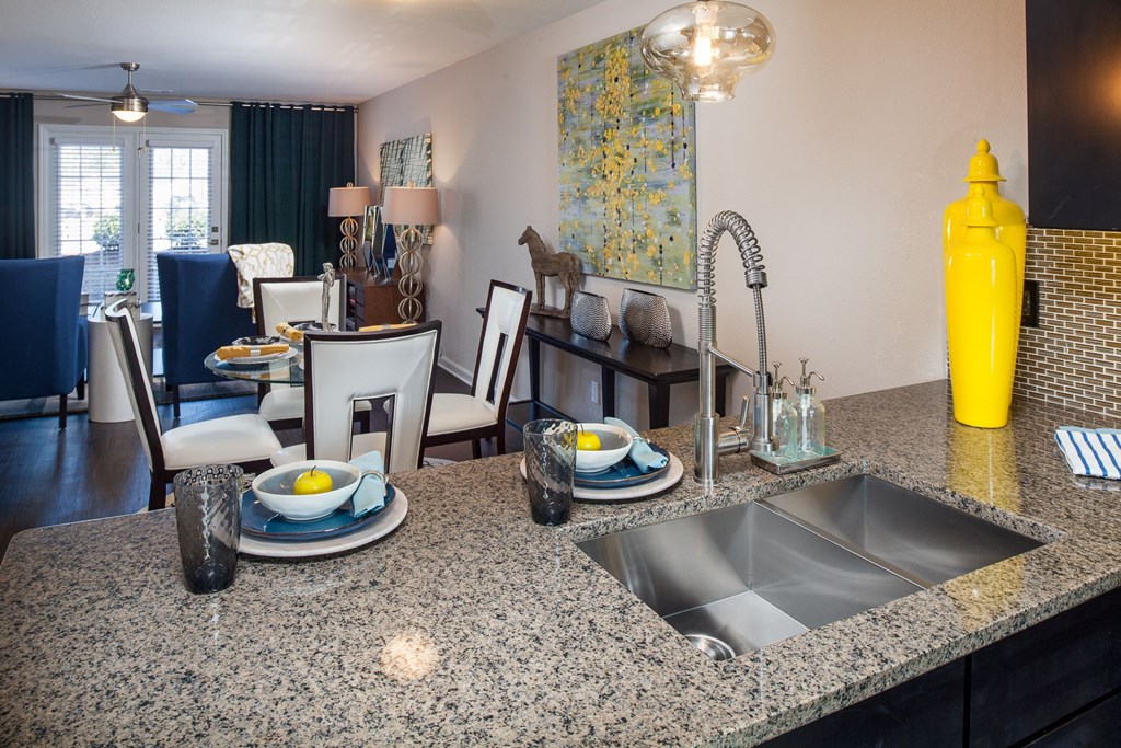 Ansley at Town Center Town home kitchen counter and sink