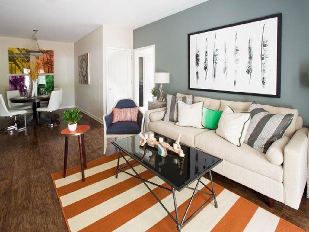 Living Area at Ansley at Roberts Lake, Arden, NC, 28704