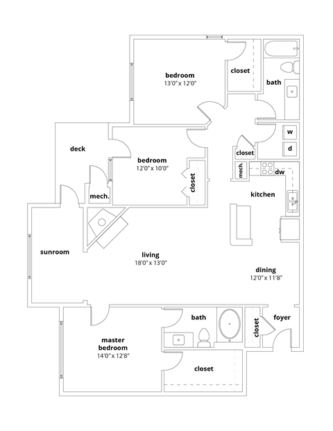 C2 Floor Plan at Appling Lakes, Tennessee, 38016