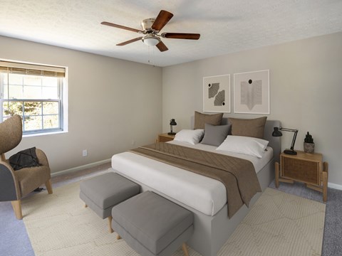 Bedroom at Arbors at Smyrna, Smyrna, GA