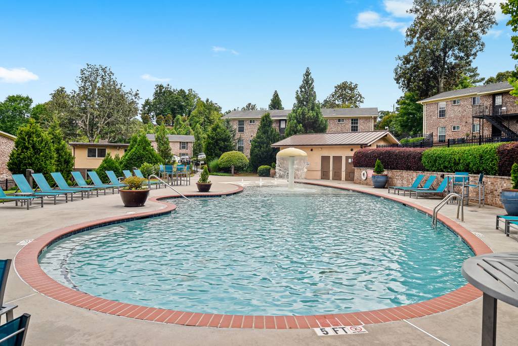 Pool Area at Artesian East Village in Atlanta