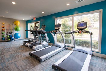 Health and Fitness Center Fully Equipped with Kettle Bells, Yoga & Exercise Balls, Resistance Bands and Cardio Equipment at Artesian East Village, Atlanta, GA 30316 - Photo Gallery 19