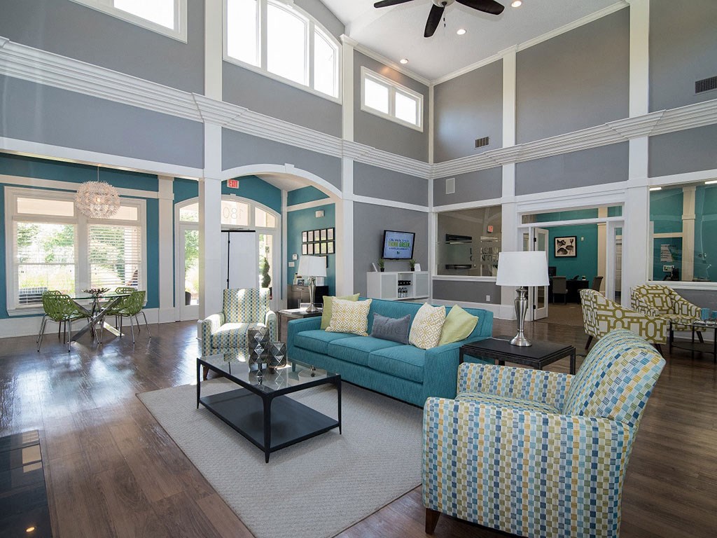 Stunning Modern Design Community Clubhouse with Ample Space and Amenities at Autumn Park Apartments, Charlotte, NC 28262