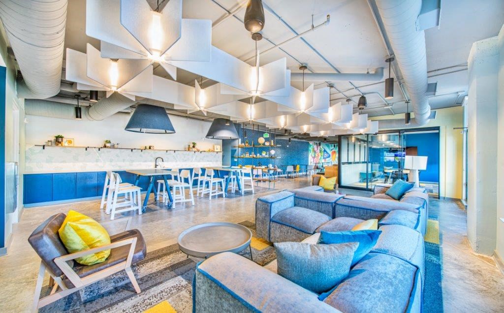 Resident clubhouse and lounge  at The Baxly, Savannah, 31401