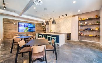 resident lounge at The Baxly Apartments in Savannah GA 31401
