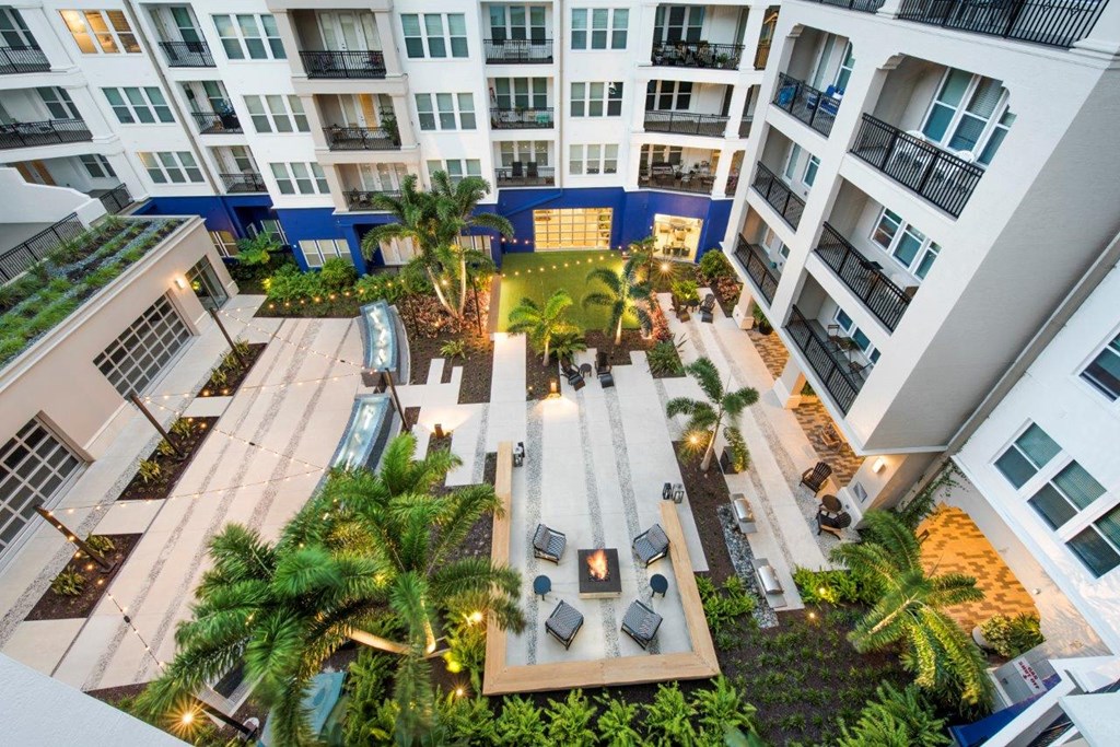 Aerial Photo of Outdoor Lounge at Maitland City Centre, Florida