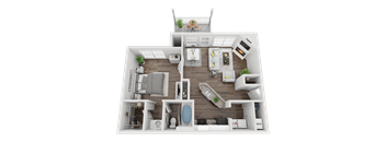 A1 Floorplan at Creekside at White Oak, Georgia