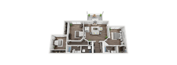 C1 Floorplan at Creekside at White Oak, Newnan, 30265