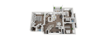 C2 Floorplan at Creekside at White Oak, Newnan, Georgia