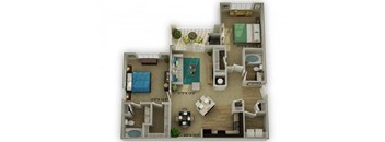 2 bed 2 bath The Cumberland Floor at Legends at Chatham, Savannah, GA, 31405