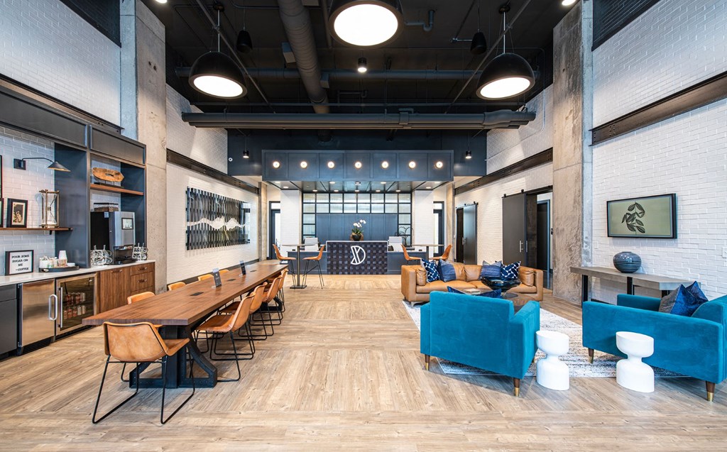 Lobby at Deca Apartments, Greenville, SC