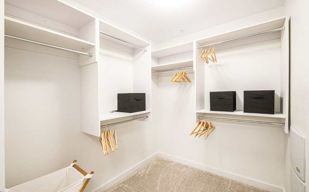 Closet at Deca Apartments, Greenville