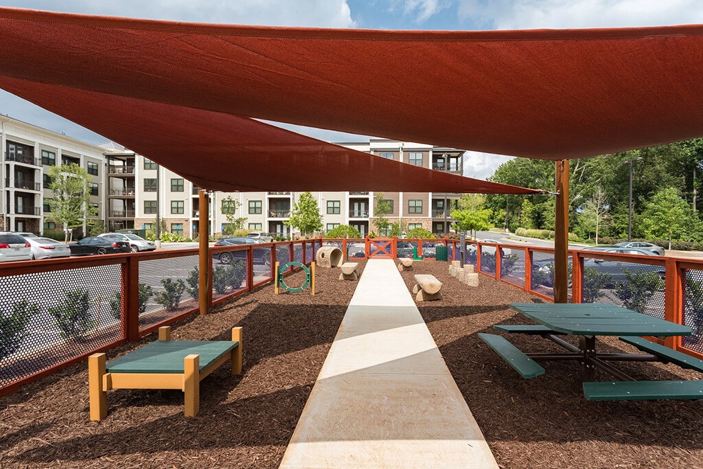 Luxurious Dog Spa & Wiggly Field at Echo at North Pointe Center Apartment Homes, Alpharetta, GA 30009