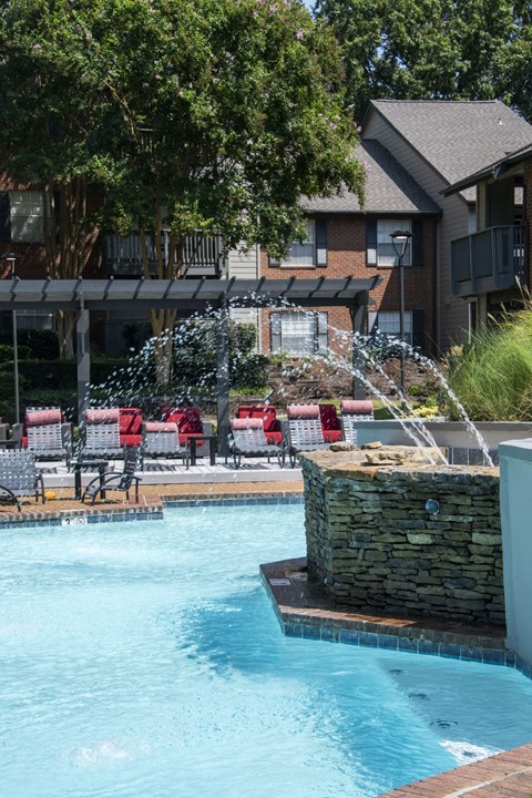 Swimming Pool Area at The Edge of Germantown, Tennessee