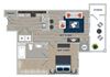 A1B Floor Plan A1B Floor Plan at Fifth Street Place Apartments, Charlottesville, 22903