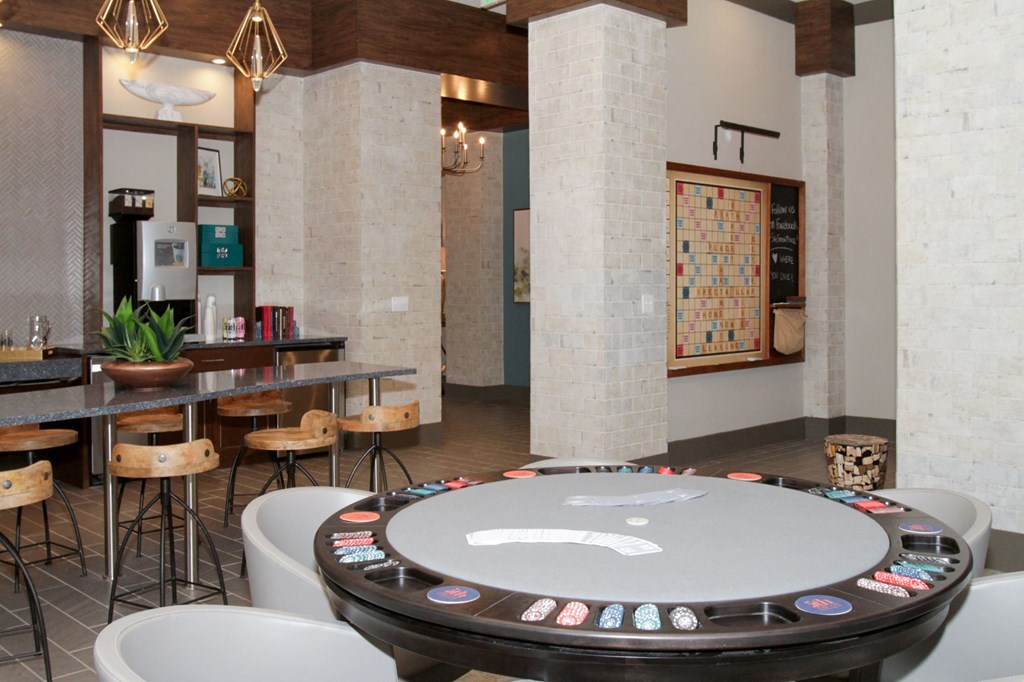 Game Room at Fifth Street Place Apartments, Charlottesville