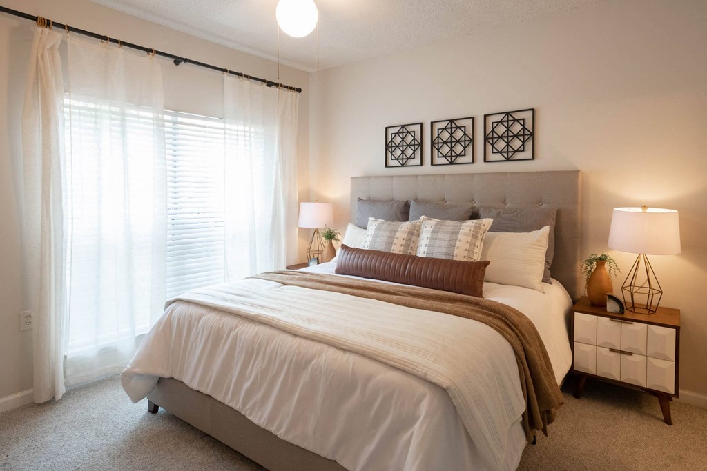a bedroom with a large bed in a room at Appling Lakes, Tennessee, 38016