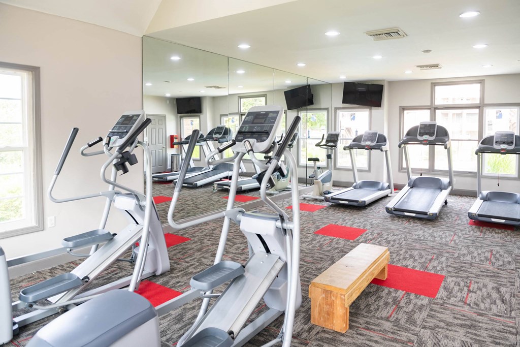 our gym is equipped with state of the art equipment at Appling Lakes, Tennessee