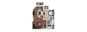 1 bed 1 bath A at Arlo Luxury homes Apartments, Little Rock, 72210