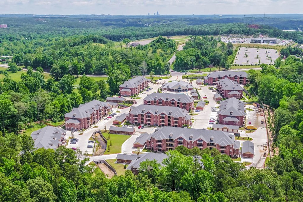 Aerial at Arlo Luxury Homes, Little Rock, AR