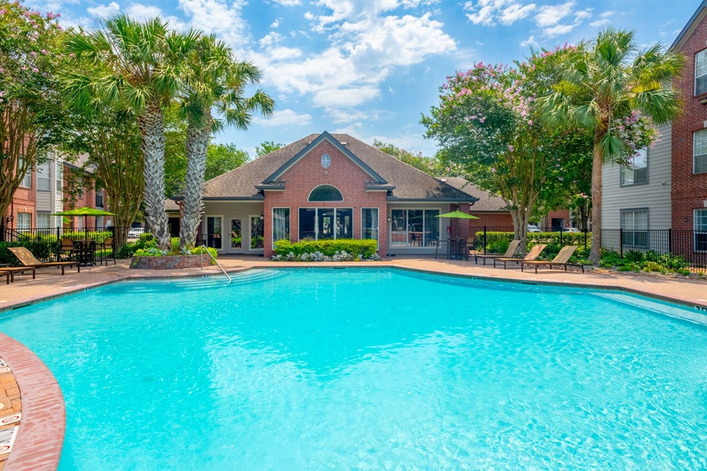our apartments offer a swimming pool  at The Aster Sugar Land, Texas