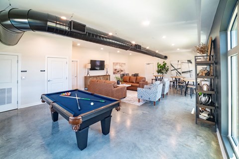 Billiards Table at Lakeland Town Square, Lakeland, Tennessee