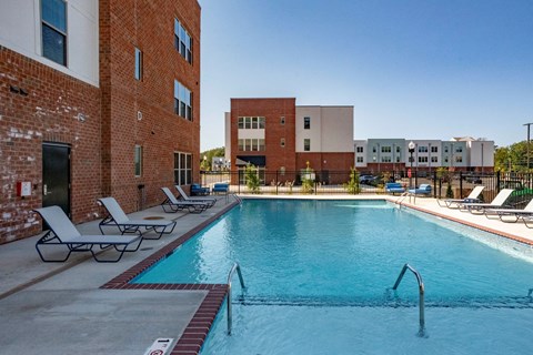 Sparkling Pool at Lakeland Town Square, Lakeland, Tennessee