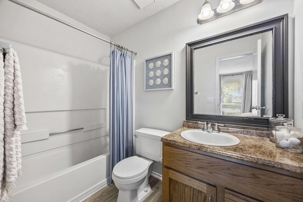 Bathroom With Bathtub at Pointe Royal, Overland Park, Kansas