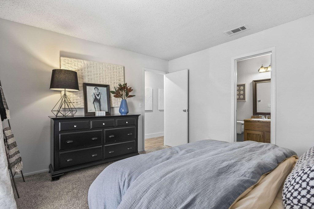 Model Bedroom at Pointe Royal, Overland Park, 66213