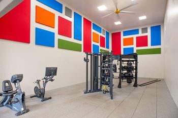 Fitness Center at Polos at Hudson Corners Apartments, South Carolina 29650
