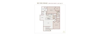 B3 Floor Plan at The Vineyards Apartments, Germantown, Tennessee
