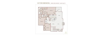 C2 Floor Plan at The Vineyards Apartments, Germantown