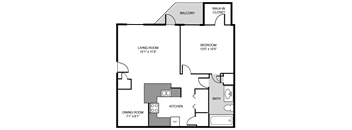 A3 - Attached Garage Floor plan at Trailside at Greenline, Cordova, 38018
